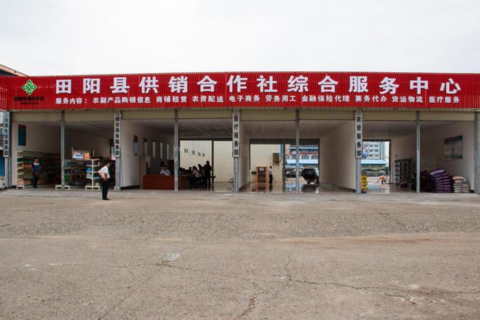 田阳区供销社 多举措推进县域流通服务体系建设，拓展票务代理服务